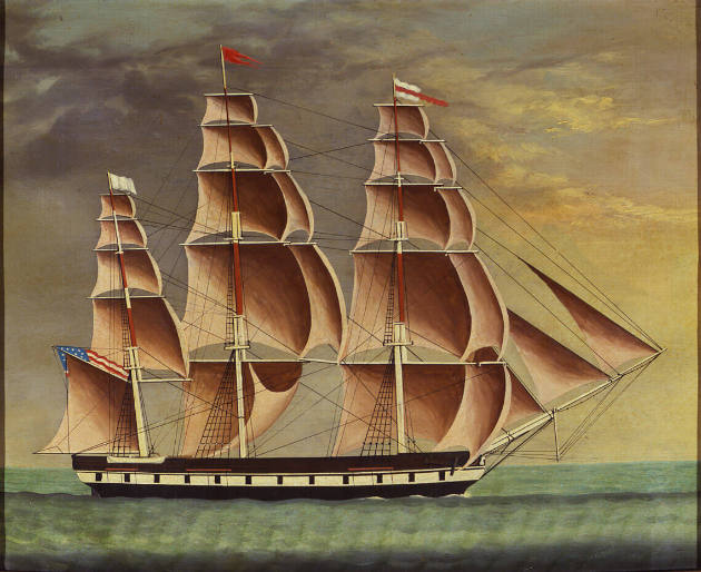 Artist unidentified, “Frigate 'Sovereign of the Seas'”, United Kingdom or United States, 1852, …
