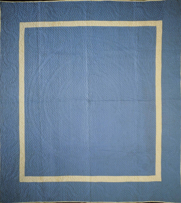 Artist unidentified, “Inside Border Quilt,” Midwest, Probably Ohio, 1915–1925, Cotton, quilting…
