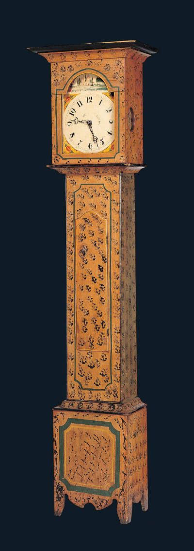 Tall Case Clock
Artist unidentified; clockworks attributed to Lambert W. Lewis
Photo by John …