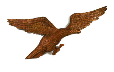 Artist unidentified, “Architectural Ornament; Eagle in Flight”, Found in Cohasset, Massachusett…