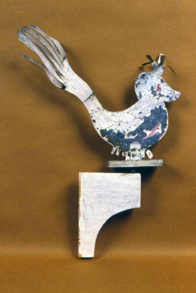 Matteo Radoslovich, (1882–1972), “Bird with Feathered Tail-Metal,” West New York, New Jersey, c…