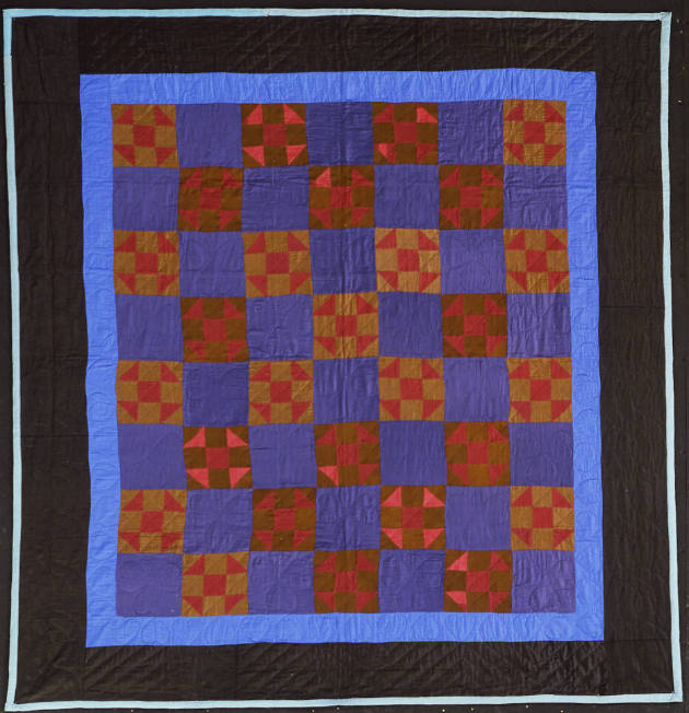 Arie Yoder, White Topper Amish, Yoder group, “Ratchet Quilt,” Mifflin County, Pennsylvania, 192…
