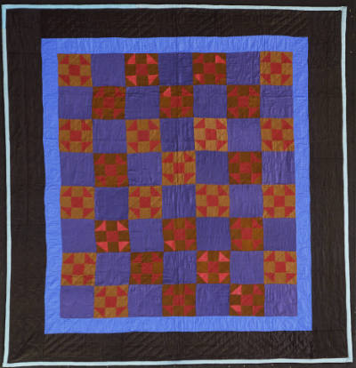Arie Yoder, White Topper Amish, Yoder group, “Ratchet Quilt,” Mifflin County, Pennsylvania, 192…