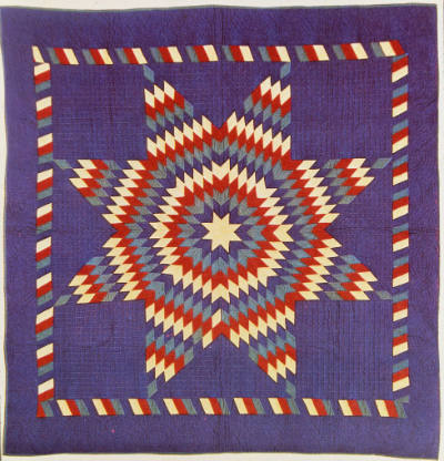 Lone Star Quilt
Quiltmaker Unidentified
Photographed by Schecter Lee