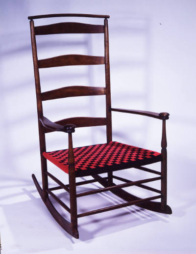 Artist unidentified, South Family Chair Factory, “#7 Shaker Rocking Chair,” Mount Lebanon, New …