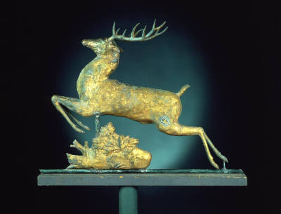 Possibly W.A. Snow & Co. or Harris & Co., “Leaping Stag and Rocky Knoll,” Probably Boston, 1870…