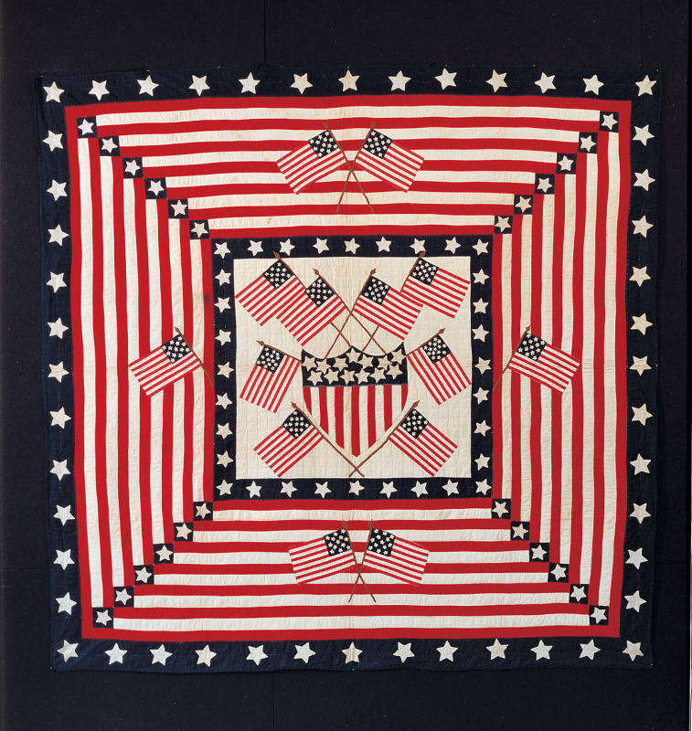 Flag Quilt
Mary C. Baxter 
Photographer unidentified