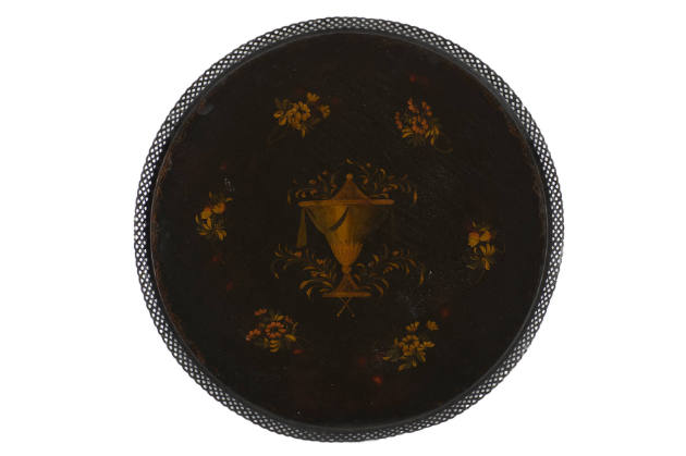 Artist unidentified, (1805-1900), “Oval tray,” United States, late 18th–early 19th Century, Pai…