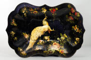 Artist unidentified, (1805-1900), “Bread Tray,” United States, n.d., Papier Mâché, 9 1/8 x 13 1…