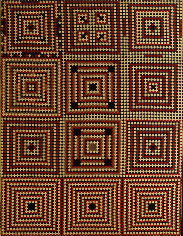 Soldier's Quilt: Square Within a Square
Artist unidentified
Photo by Schecter Lee