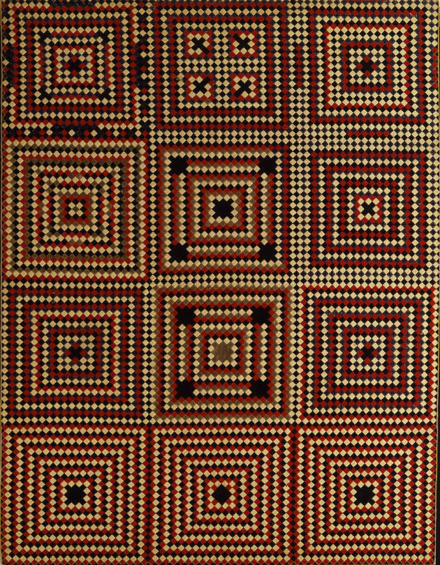 Soldier's Quilt: Square Within a Square
Artist unidentified
Photo by Schecter Lee