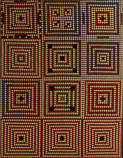 Soldier's Quilt: Square Within a Square
Artist unidentified
Photo by Schecter Lee