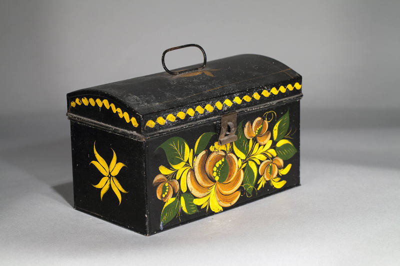 Artist unidentified, (1805-1900), “Dome-top Document Box,” United States, early 1800s, Paint on…