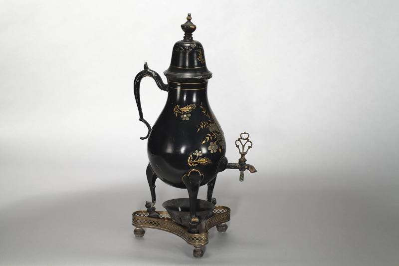 Artist unidentified, (1805-1900), “Urn in three parts,” United States, early 1800s, Paint on pe…