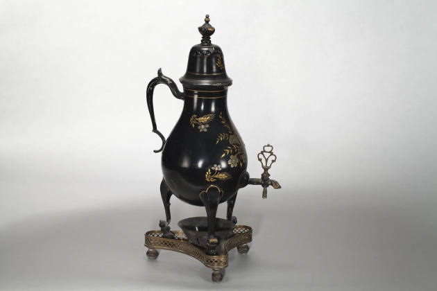 Artist unidentified, (1805-1900), “Urn in three parts,” United States, early 1800s, Paint on pe…