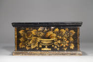 Artist unidentified, “Stenciled Box”, Eastern United States, 1800–1850, Paint and bronze powder…