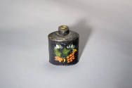 Artist unidentified, “Tea Canister”, Probably Stevens Plains (now Westbrook), Maine, Early 19th…