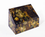 Artist unidentified, (1805-1900), “Box,” United States, c. 1840, Paint on papier mache, 5 1/2 x…