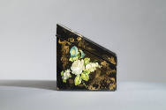 Artist unidentified, (1805-1900), “Box,” United States, c. 1840, Paint on papier mache, 5 1/2 x…