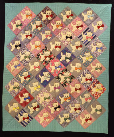 Kitten Appliqué Quilt
Artist unidentified
Photo by Schecter Lee