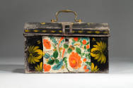 Artist unidentified, “Document Box”, Eastern United States, Early 19th Century, Paint on tinpla…