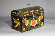 Artist unidentified, (1805-1900), “Document Box,” United States, 1823–1835, Paint on tinplate, …