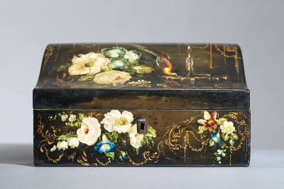 Artist unidentified, (1805-1900), “Writing Box,” United States, 1840–1870, Paint on papier mach…