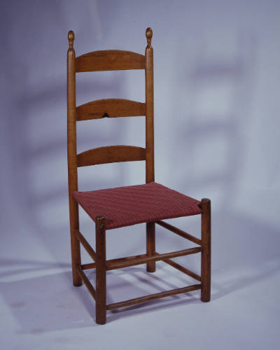 Artist unidentified, “Shaker Side Chair,” Watervliet, New York, 19th century, Maple, woven tape…