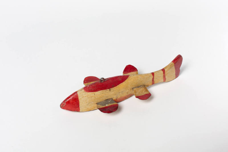 Artist unidentified, “Decoy: fish”, United States, 1925 - 1935, Paint on wood and metal, 1 3/4 …