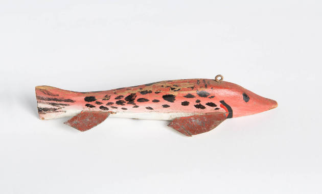 Artist unidentified, “Decoy: fish”, United States, 1925 - 1935, Paint on wood and metal, 1 1/2 …