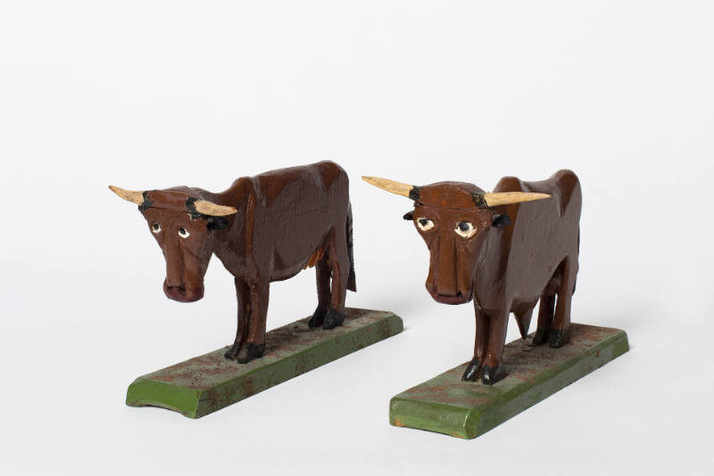 Cow (on the left) and Bull (on the right)
Elijah Pierce, (1892–1984)
Photo by Kristine Larsen