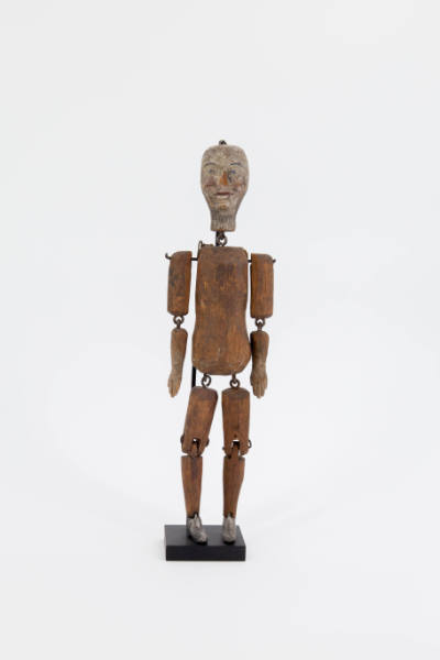 Artist unidentified, “Articulated Wood Marionette,” United States, 20th century, Paint on wood,…