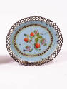 Artist unidentified, “Tray”, Eastern United States, 19th Century, Paint on metal, 5/8 x 4 5/8 x…