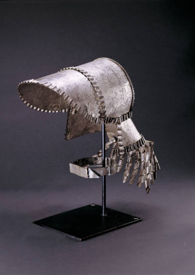 Artist unidentified, “Anniversary Tin: Lady's Bonnet with Curls,” Gobles, Michigan, 1880–1900, …