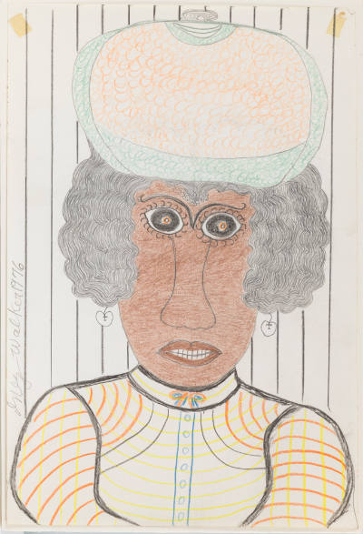 Inez Nathaniel Walker, (1911–1990), “Untitled,” New York, 1973 - 1978, Colored pencil, pencil, …