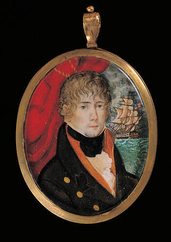 Miniature of a Sea Captain
Attributed to Isaac Sheffield
Photo by Gavin Ashworth