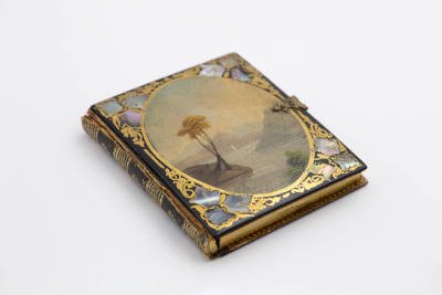 Artist unidentified, (1805-1900), “Card case,” United States, mid-19th Century, Papier-mâché, l…