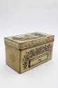 Possibly Zachariah Stevens, “Document Box,” United States, early 1800s, Paint on tin, 5 1/2 x 9…