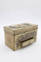 Possibly Zachariah Stevens, “Document Box,” United States, early 1800s, Paint on tin, 5 1/2 x 9…