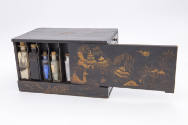 Artist unidentified, (1805-1900), “Box,” United States, Probably 1750, Paint on wood, 5 3/4 x 9…