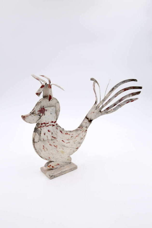 Matteo Radoslovich, (1882–1972), “Bird with Feathered Tail-Wood,” West New York, New Jersey, c.…