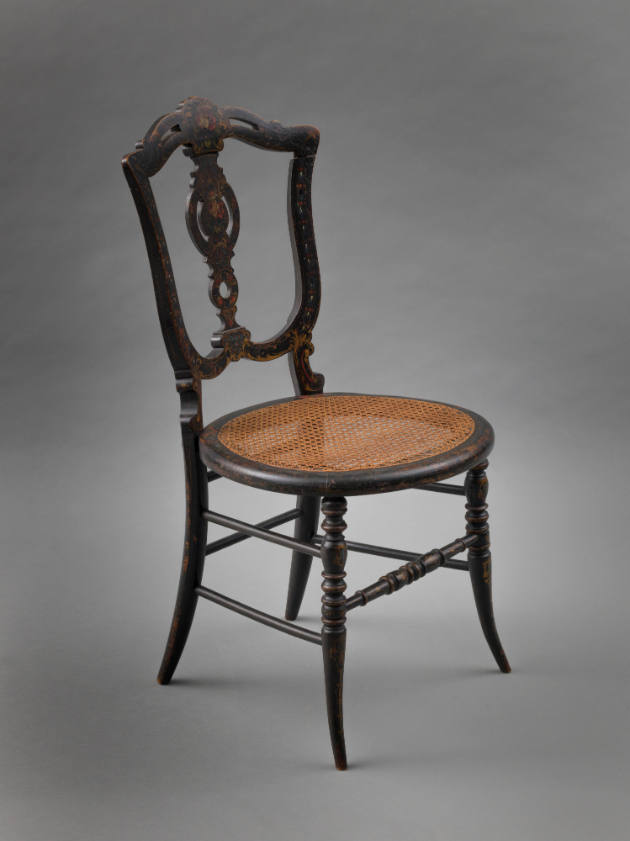 Artist unidentified, “Chair”, Eastern United States, c. 1845, Paint on wood, 35 1/2 x 17 1/2 x …
