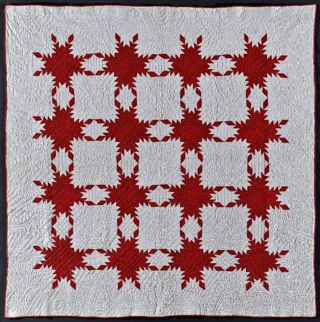 Feathered Touching Stars Quilt
Artist unidentified
Photographed by Gavin Ashworth