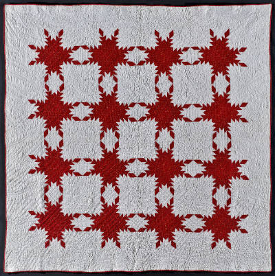 Feathered Touching Stars Quilt
Artist unidentified
Photographed by Gavin Ashworth