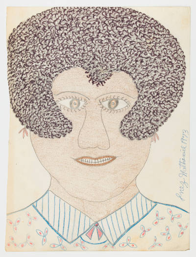 Inez Nathaniel Walker, (1911–1990), “Untitled,” New York, 1973, Pencil, colored pencil, crayon,…