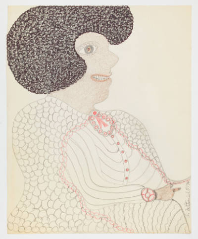 Inez Nathaniel Walker, (1911–1990), “Untitled,” New York, 1973 - 1978, Pencil, colored pencil, …