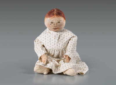 Letta Vanderhoof, “Betty,” Michigan, 1897, Muslin, 25 x 11 x 5 1/2 in., Collection American Fol…