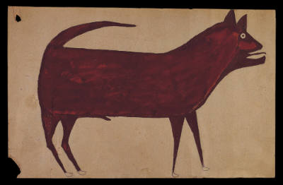 Untitled (Dog)
Bill Traylor
Photographed by Gavin Ashworth