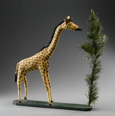 Felipe Benito Archuleta, (1910–1991), “Giraffe”, Tesuque, New Mexico, n.d., Paint on wood, 26 ×…