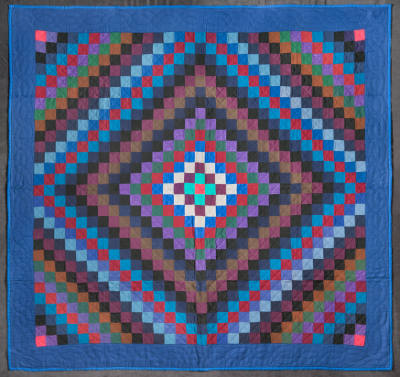Artist unidentified, “Amish Quilt: Sunshine and Shadow”, United States, 1920s, Silks and wools,…